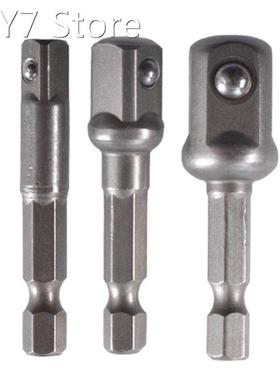 Extension Socket Adapter Impact Set 3x 1/4 3/8 1/2 Steel