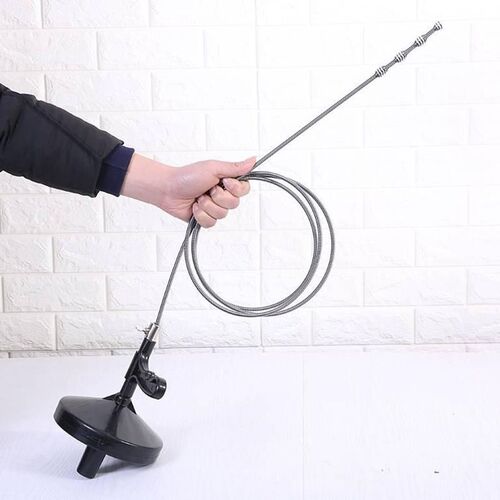 The utility pipe tool that cleanses toilet to unplug sewer