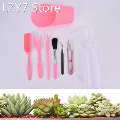 8Pcs Garden Planter kit DIY Accessories Sowing succulents tr