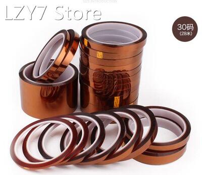 High Quality 6Pcs/lot 5/10/12/20/30/50mm X 33m High temperat