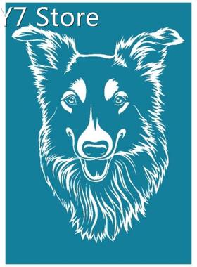 Border Collie Self Adhesive Silk Screen Printing Stencil Mes