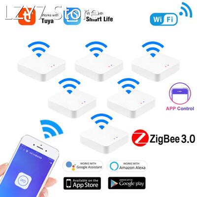 Tuya ZigBee 3.0 Smart Hub Wireless Gateway Bridge For App Vo