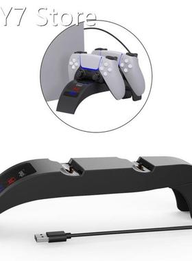 PG-P5016Dual Game Controller Charger for PS5 Gampad Joypad C