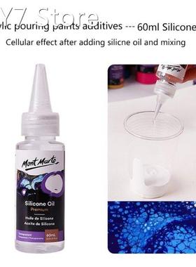 60ML Pigment Acrylic Paint Pouring Medium Silicone Oil For A