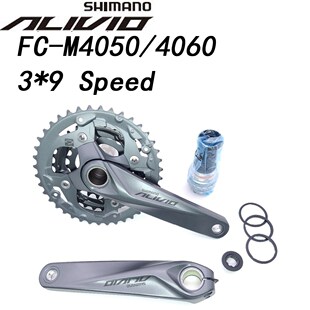 Alivio M4050 T4060 27S bike crankset 22-30-40T 22-32-44T 170