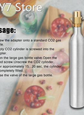 Sodawater 0.6L Bottle Cylinder High Compressed Bottle with R