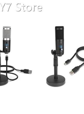 Tabletop USB Microphone Condenser Microphone, for PC Compute