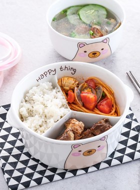 Cute Girl Lunch Box Bento Kids Food Containers Picnic Bento