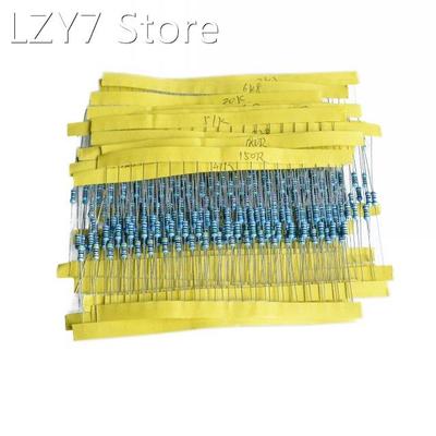 600pcs/set 30 Kinds 1/4W Resistance 1% Metal Film Resistor P
