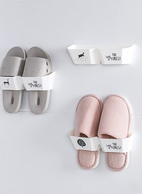 Shoes Organizer Rack Wall-Mounted Hanger New 1PC Elk Adhesiv