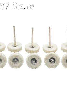 10Pcs 3mm Shank Grinding Polishing Buffing Round Wheel Pad W