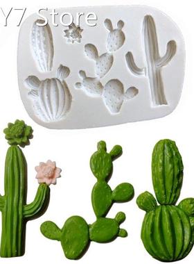 Cactus Plant Silicone Mold For Fondant Cake Decor Cupcakes S