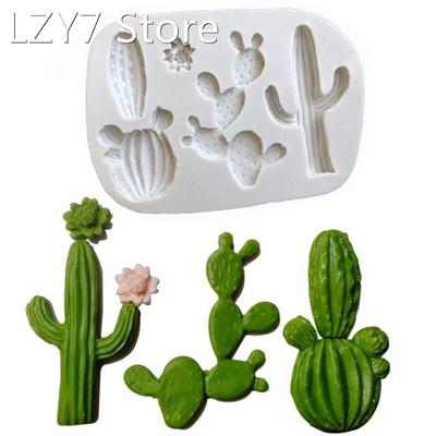 Cactus Plant Silicone Mold For Fondant Cake Decor Cupcakes S