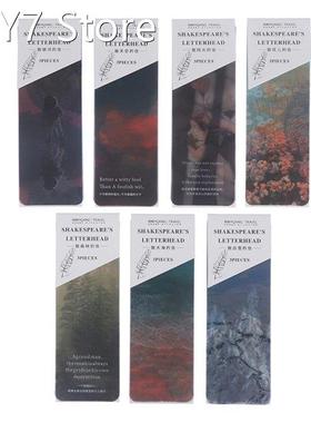 3 pcs/lot Shakespeare Letters Series Bookmark PVC Matte Read
