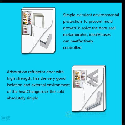 All kinds of refrigerator door rubber strips magnetic sealin