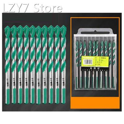 5/10pcs Multifunctional Threaded Triangle Drill Bits Triangu