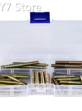 80Pcs M5 Dowel Screw Woodworking Furniture Connector screws