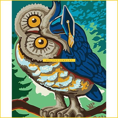 nframe Color Owl Animals Diy Painting By Numbers Kit Modern