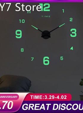 27/37/47 Inch Large Wall Clock Modern Design Watch Digital L