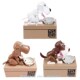 Cartoon Bank Robotic Banco 1pcs Box Dog Money Automati