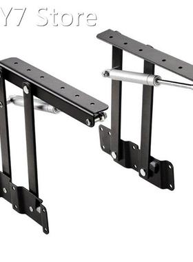 2Pcs Table Hinges Lift Up Coffee Table Top Foldable Mechanis