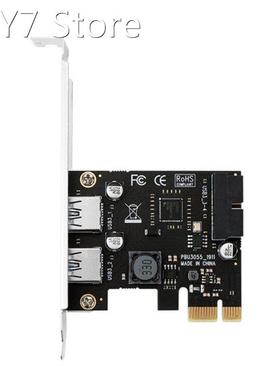 USB 3.0 PCI-E Expansion Card 2 Ports Adapter External Contro
