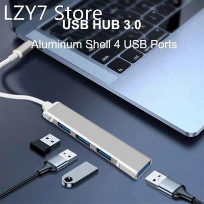 USB C HUB USB 3.0 Type C 4 Port Multi Splitter Adapter OTG F