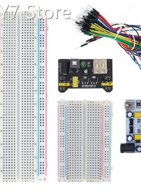 MB-102 MB102 Breadboard 400 830 Point 65 Jumper Wires Solder