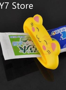 1PC Cartoon Toothpaste Dispenser Cute Animal Tube Squeezer E