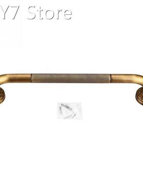 Bathroom Tub Toilet Handrail Brass Carved Shower Tub Safety