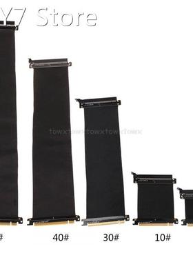 3.0 PCI Express 16x Flexible Cable Riser Card Extension Port