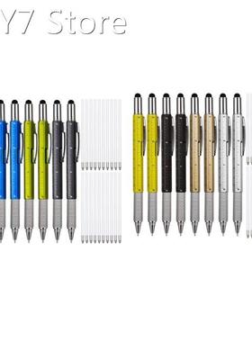 8 Pcs 6 In 1 Multitool Ballpoint Pens Gift Tool Pen Personal