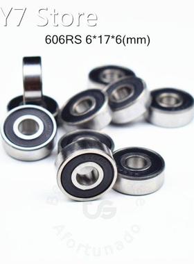 10pcs 606RS 6*17*6(mm) free shipping chrome steel rubber Se