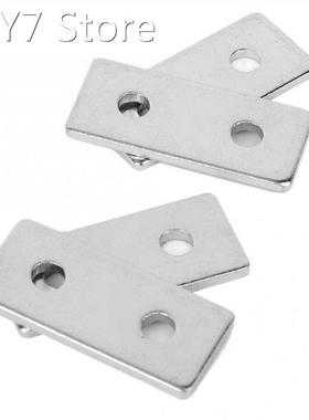 20pcs Flat Mending Repair Plates Carbon Steel Fixing Connect