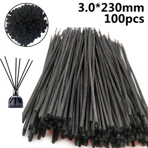 100pcs/set 3.0x230mm Reed  Black Rattan Home Fragrance Diffu