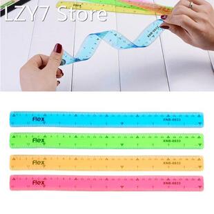 Soft Ruler 30cm Flexible Ruler Multi Color Creative Statione