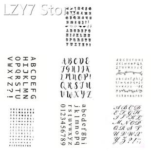 Letter Number Clear Seal Stamp DIY Scrapbooking Embossing Ph