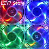 Fan 80mm LED 2020 With Silent 8025 Computer Cooling