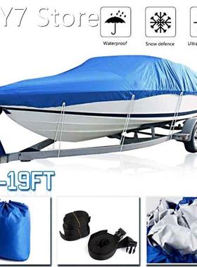 Boat Cover Waterproof Silver Reflective Fits V-HULL TRI-HULL