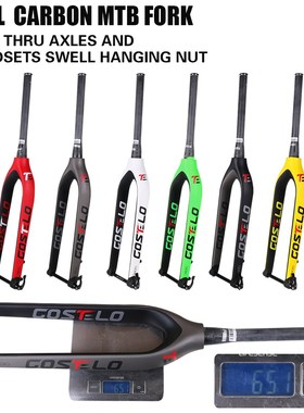 2017 Costelo Full Carbon mtb fork 29er Mountain Bikes Rigid