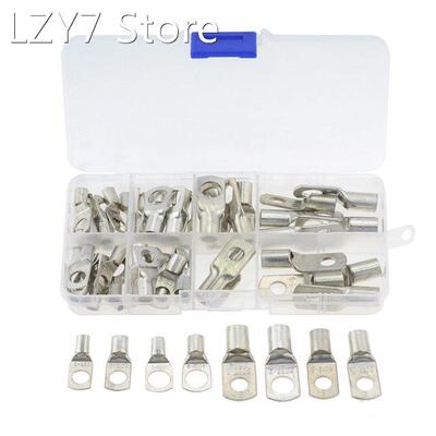 60PCS/BOX Assortment SC6-25 Bare Tinned Copper Lug Terminals