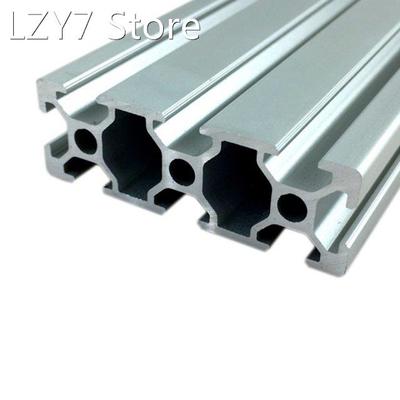 1PC 2060 Aluminum Profile Extrusion 100mm- 800mm Length Euro