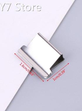 50pcs Metal Paper Clipper Refill Document Clip Photo Tickets