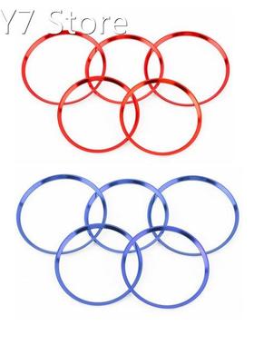 Car styling 5pcs Air Condition Air Vent Outlet Ring Cover Tr