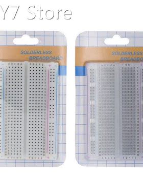 bread board/breadboard 8.5cm x 5.5cm 400 holes Transpar