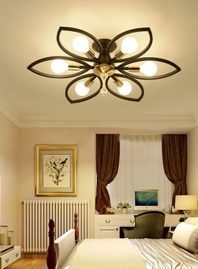 Modern Simple Creative Personality Bedroom Lamp Wrought Iron