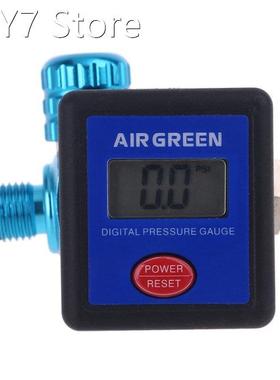 Digital Pressure Air Gauge Regulator w Adjust Valve Paint Sp