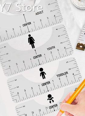 5pcs T-Shirt Alignment Ruler For Guiding Tshirt Measurement