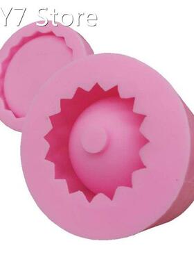 2022 New Geometric Pattern Flower Pot Silicone Mold for Epox