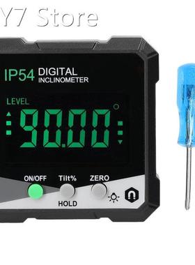 IP54 4*90° Digital Protractor Digital Inclinometer LCD B